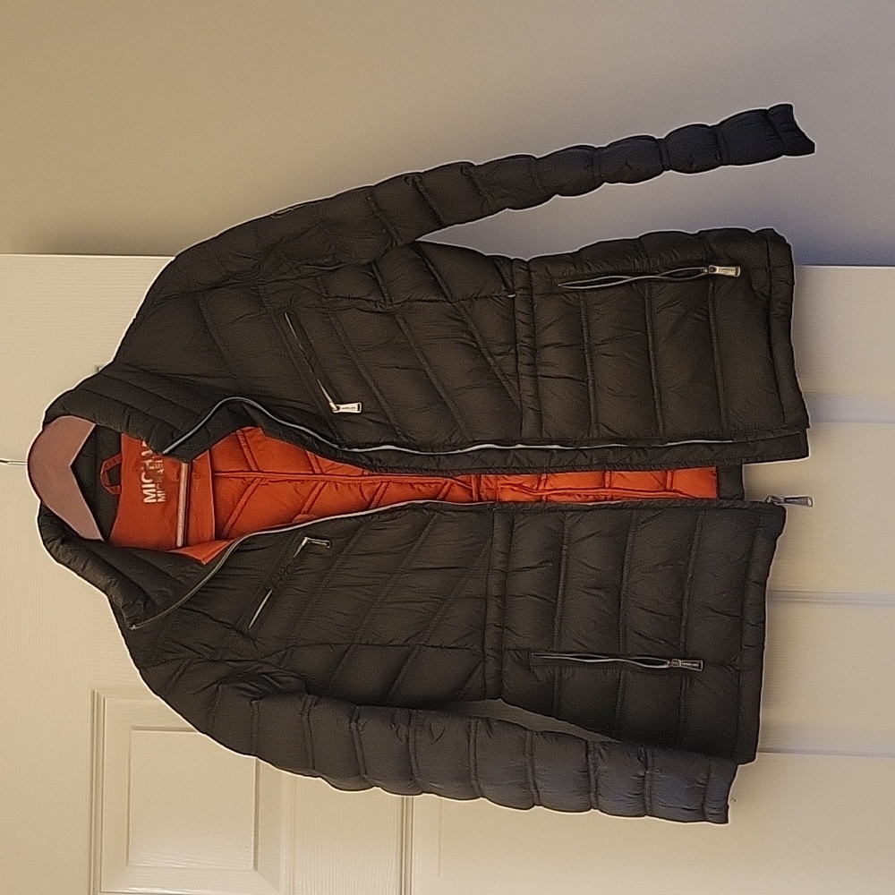 Michael Kors Packable Down Fill Jacket Olive Green